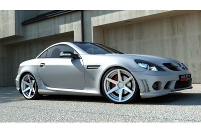 Аэродинамический обвес AMG W204 Look на Mercedes SLK R171